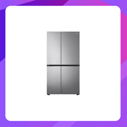 [GCB257SLVL] LG Net 655L Side-by-Side Platinum in Silver Finish Fridge