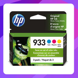 [HP 933XL(CYM)] HP 933XL Colors Catridges (Yellow,Cyan,Magenta) (~ 825 Pages)